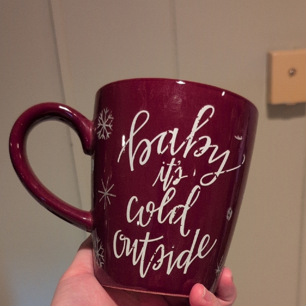 Maroon Mug with White Script - Picture 5 of 9